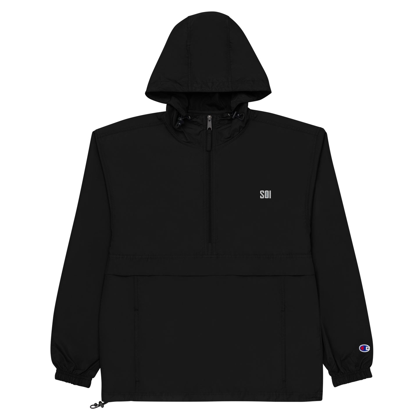 SOI Originals x Champion Black Windbreaker Jacket