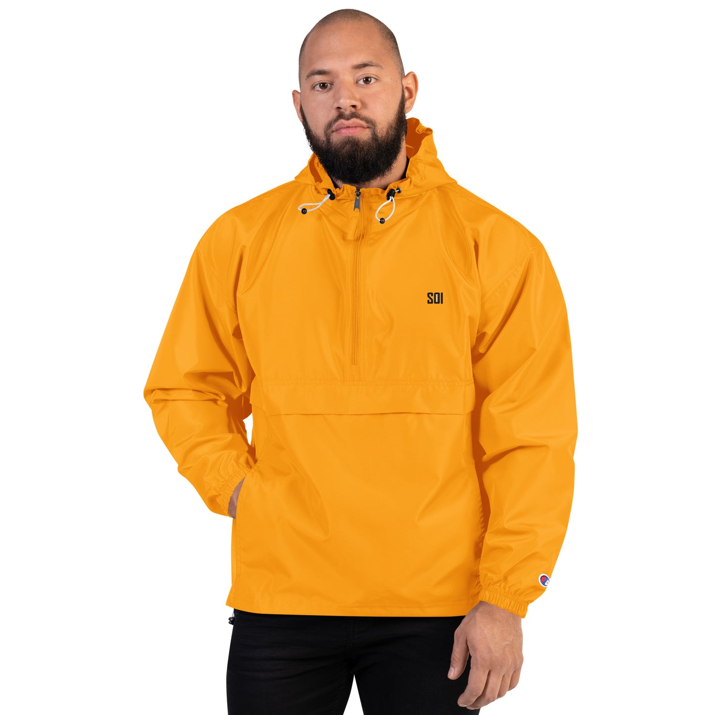 SOI Originals x Champion Orange Windbreaker Jacket